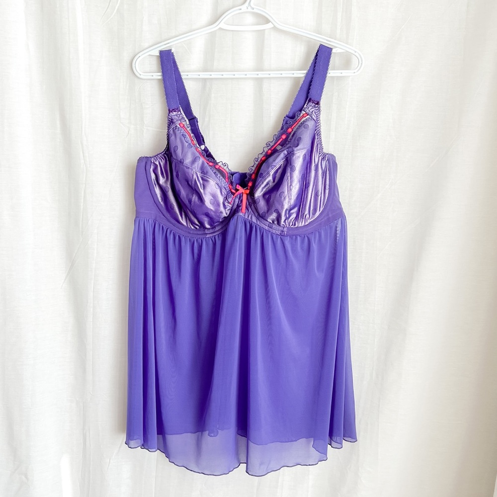 Elomi purple and pink teddy 42E